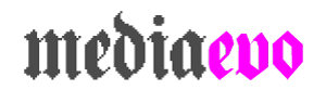 Logotipo de Mediaevo Studio, diseño web, SEO y marketing digital en Colombia.